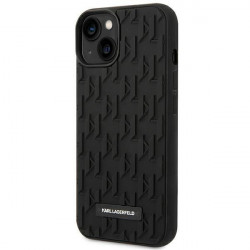 Karl Lagerfeld KLHCP14MRUPKLPK iPhone 14 Plus 6,7" hardcase czarny/black 3D Monogram Karl Lagerfeld KLHCP14MRUPKLPK iPhone 14 Plus 6,7" hardcase czarny/black 3D Monogram
