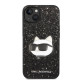 Karl Lagerfeld KLHCP14MG2CPK Apple iPhone 14 Plus black hardcase Glitter Choupette Patch