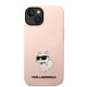 Karl Lagerfeld KLHCP14MSNCHBCP Apple iPhone 14 Plus hardcase pink Silicone Choupette