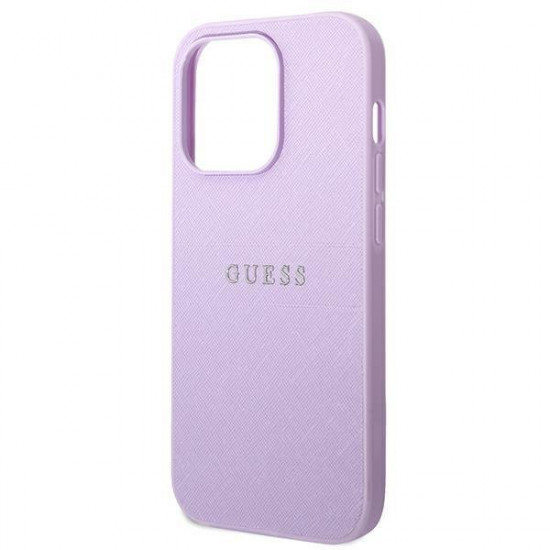 Guess GUHCP14XPSASBPU iPhone 14 Pro Max 6,7"" fioletowy/purple Saffiano Strap