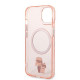 Karl Lagerfeld KLHMP14MHNKCIPApple iPhone 14 Plus hardcase pink Iconic Karl&Choupette Magsafe