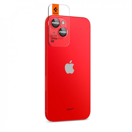 Spigen Optik.tr Camera Protector Apple iPhone 14/14 Plus Red [2 PACK]