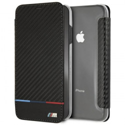BMW BMTRBKI65PUCARTCBKiPhone XS Max book black Carbon Tricolor Stripe