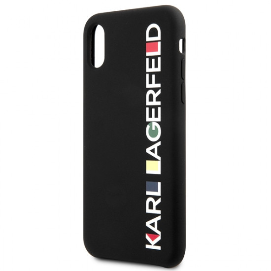 Karl Lagerfeld KLHCPXBHWHBK iPhone X/XS hardcase black Glossy Bauhaus