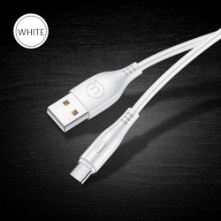 USAMS cable U18 USB-C 2A Fast Charge 1m white SJ267USB02 (US-SJ267)