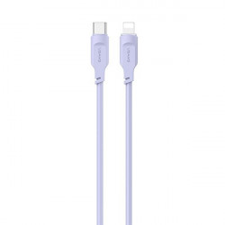 USAMS cable USB-C to Lightning PD Fast Charging 1,2m 20W Lithe Series purple SJ566USB03 (US-SJ566)