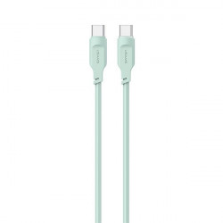 USAMS cable USB-C to USB-C PD Fast Charging 1,2m 100W Lithe Series green SJ567USB04 (US-SJ567)