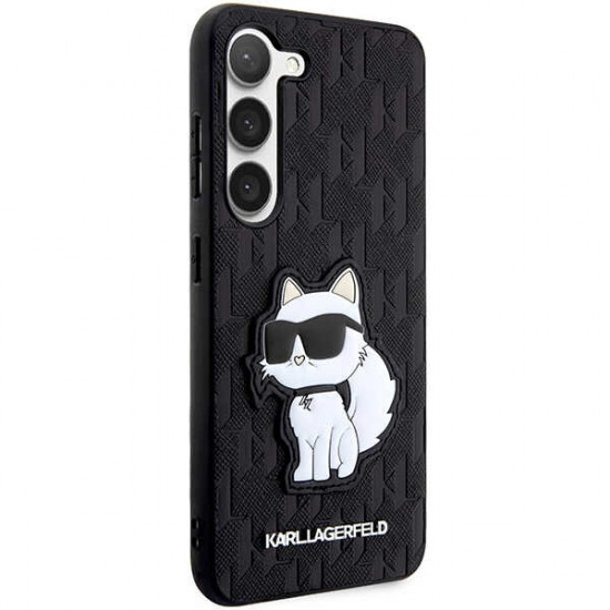 Karl Lagerfeld KLHCS23MSAKLHCPK Samsung S23+ S916 hardcase black Saffiano Monogram Choupette