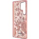 Guess GUHCS23LHCFWSP S23 Ultra pink hardcase Flower Collection