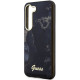 Guess GUHCS23SHTMRSK S23 black hardcase Golden Marble Collection