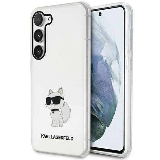 Karl Lagerfeld KLHCS23MHNCHTCT S23+ transparent hardcase Ikonik Choupette