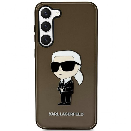 Karl Lagerfeld KLHCS23MHNIKTCK S23+ black hardcase Ikonik Karl Lagerfeld