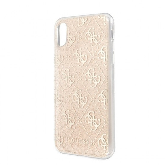 Guess GUHCPXPCU4GLGO iPhone X/Xs gold hard case 4G Glitter