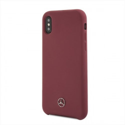 Mercedes MEHCPXSILRE iPhone X hard case red