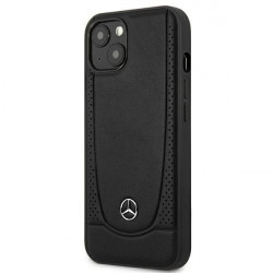 Mercedes MEHCP14MARMBK iPhone 14 Plus 6.7" black / black hardcase Leather Urban
