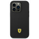 Ferrari FEHCP14LSIBBK iPhone 14 Pro 6.1" black/black hardcase Silicone Metal Logo Ferrari FEHCP14LSIBBK iPhone 14 Pro 6.1" black/black hardcase Silicone Metal Logo