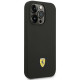 Ferrari FEHCP14LSIBBK iPhone 14 Pro 6.1" black/black hardcase Silicone Metal Logo Ferrari FEHCP14LSIBBK iPhone 14 Pro 6.1" black/black hardcase Silicone Metal Logo