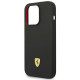 Ferrari FEHCP14LSIBBK iPhone 14 Pro 6.1" black/black hardcase Silicone Metal Logo Ferrari FEHCP14LSIBBK iPhone 14 Pro 6.1" black/black hardcase Silicone Metal Logo