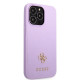 Guess GUHCP13LPS4MU iPhone 13 Pro / 13 6,1" purple hardcase Saffiano 4G Small Metal Logo