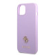 Guess GUHCP13MPS4MU iPhone 13 6,1" purple hardcase Saffiano 4G Small Metal Logo