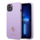 Guess GUHCP13SPS4MU iPhone 13 mini 5,4" purple hardcase Saffiano 4G Small Metal Logo