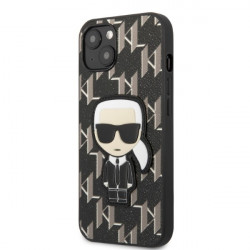 Karl Lagerfeld KLHCP13SPMNIKBK iPhone 13 mini 5,4" hardcase black Monogram Ikonik Patch