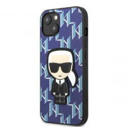 Karl Lagerfeld KLHCP13SPMNIKBL iPhone 13 mini 5,4" hardcase blue Monogram Ikonik Patch