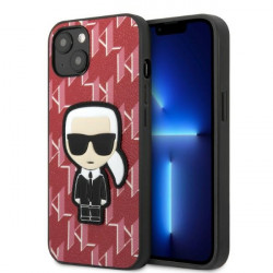 Karl Lagerfeld KLHCP13SPMNIKPI iPhone 13 mini 5,4" hardcase red Monogram Ikonik Patch