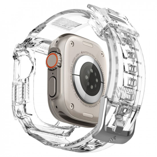 Spigen Rugged Armor Pro Apple Watch Ultra 49mm Crystal Clear