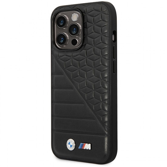 BMW Case BMHCP14X22PMGK iPhone 14 Pro Max 6,7" black Bi Pattern