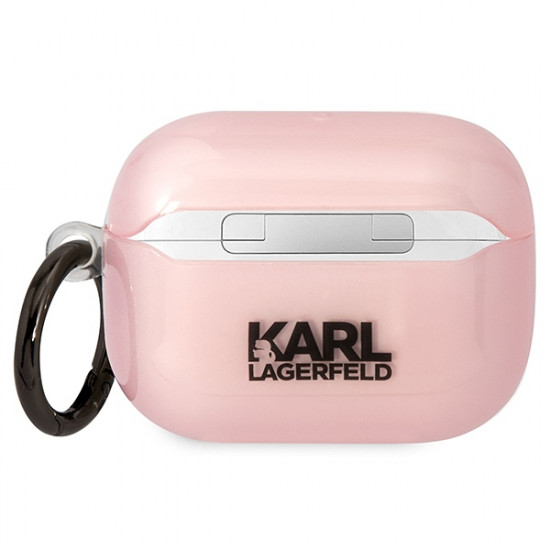 Karl Lagerfeld KLAPHNCHTCP Airpods Pro cover pink Ikonik Choupette