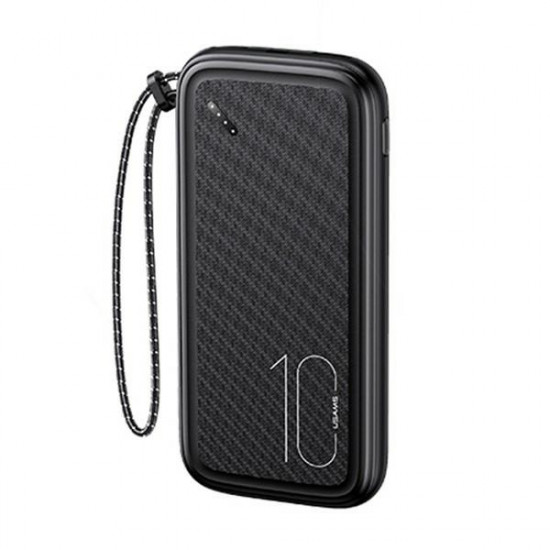 Powerbank USAMS PB56 10000mAh 2xUSB/USB-C/microUSB Fast Charge black (US-CD150)