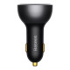 Baseus Digital Display Car Charger USB-A/USB-C PD 3.1 140W + USB-C 5A 240W cable 1m black