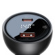Baseus Digital Display Car Charger USB-A/USB-C PD 3.1 140W + USB-C 5A 240W cable 1m black