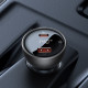 Baseus Digital Display Car Charger USB-A/USB-C PD 3.1 140W + USB-C 5A 240W cable 1m black