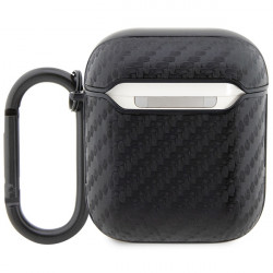 BMW BMA2WMPUCA2 AirPods 1/2 cover black Carbon Double Metal Logo BMW BMA2WMPUCA2 AirPods 1/2 cover black Carbon Double Metal Logo
