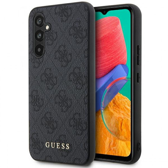 Guess GUHCSA54G4GFGR A54 5G A546 grey hard case 4G Metal Gold Logo Guess GUHCSA54G4GFGR A54 5G A546 grey hard case 4G Metal Gold Logo