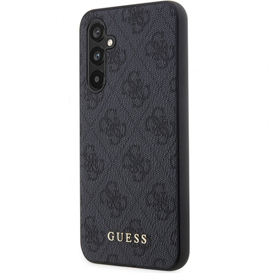 Guess GUHCSA54G4GFGR A54 5G A546 grey hard case 4G Metal Gold Logo Guess GUHCSA54G4GFGR A54 5G A546 grey hard case 4G Metal Gold Logo