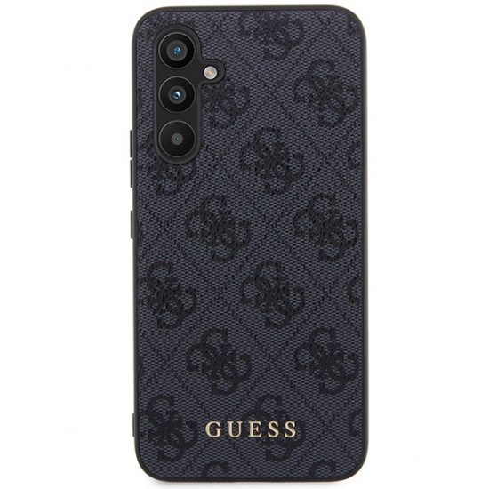 Guess GUHCSA54G4GFGR A54 5G A546 grey hard case 4G Metal Gold Logo Guess GUHCSA54G4GFGR A54 5G A546 grey hard case 4G Metal Gold Logo