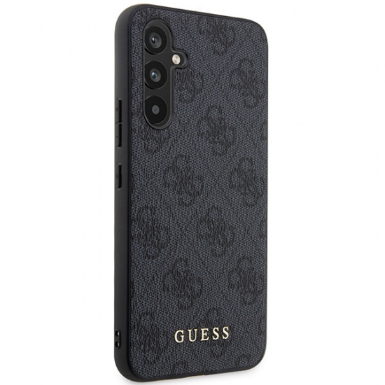 Guess GUHCSA54G4GFGR A54 5G A546 grey hard case 4G Metal Gold Logo Guess GUHCSA54G4GFGR A54 5G A546 grey hard case 4G Metal Gold Logo