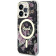 Guess GUHMP14LHCFWSK iPhone 14 Pro 6.1" black hardcase Flower MagSafe