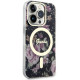 Guess GUHMP14LHCFWSK iPhone 14 Pro 6.1" black hardcase Flower MagSafe