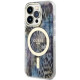 Guess GUHMP14LHLEOPWB iPhone 14 Pro 6.1" blue hardcase Leopard MagSafe