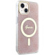 Guess GUHMP14SH4STP iPhone 14 6.1" pink hardcase 4G MagSafe