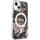 Guess GUHMP14SHCFWSK iPhone 14 6.1" black hardcase Flower MagSafe