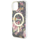 Guess GUHMP14SHCFWSK iPhone 14 6.1" black hardcase Flower MagSafe