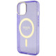 Guess GUHMP14SHCMCGU iPhone 14 6.1" purple hardcase Glitter Gold MagSafe