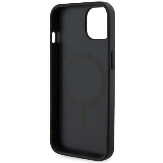 Guess GUHMP14SHGCFSEK iPhone 14 6.1" black hardcase GCube Stripes MagSafe