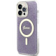 Guess GUHMP14XH4STU iPhone 14 Pro Max 6.7" purple hardcase 4G MagSafe