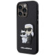 Karl Lagerfeld KLHCP14XSANKCPK iPhone 14 Pro Max 6.7" hardcase black Saffiano Karl & Choupette